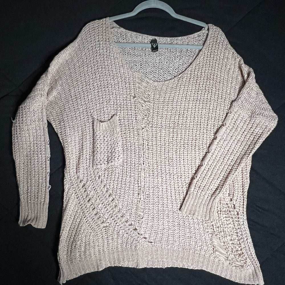 Distressed Slouchy Sweater from Windsor 💕